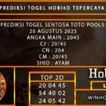 PREDIKSI TOGEL SENTOSATOTO POOLS 26 AGUSTUS 2025