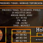 PREDIKSI TOGEL TELKOMSEL POOLS 20 AGUSTUS 2025