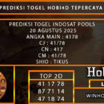 PREDIKSI TOGEL INDOSAT POOLS 20 AGUSTUS 2025