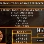 PREDIKSI TOGEL NEW GUINEA POOLS 01 SEPTEMBER 2025