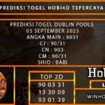 PREDIKSI TOGEL DUBLIN POOLS 05 SEPTEMBER 2025