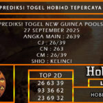 PREDIKSI TOGEL NEW GUINEA POOLS 27 SEPTEMBER 2025