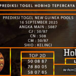 PREDIKSI TOGEL NEW GUINEA POOLS 16 SEPTEMBER 2025