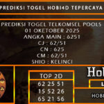 PREDIKSI TOGEL TELKOMSEL POOLS 01 OKETOBER 2025