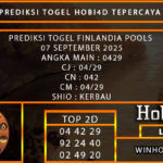 PREDIKSI TOGEL FINLANDIA 07 SEPTEMBER 2025
