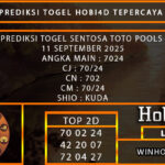PREDIKSI TOGEL SENTOSATOTO POOLS 11 SEPTEMBER 2025