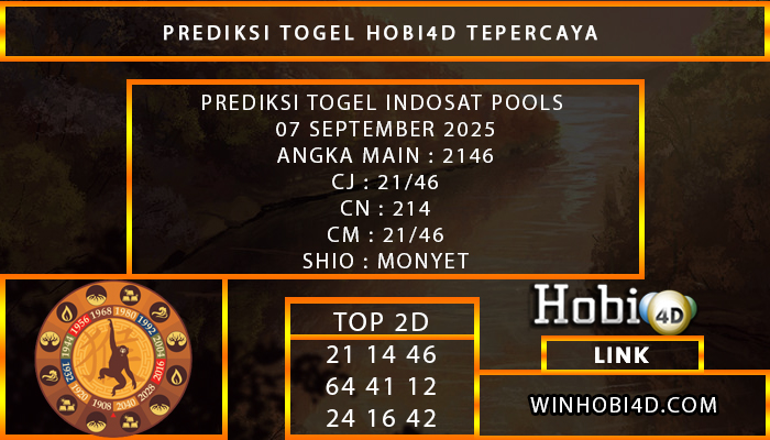 PREDIKSI TOGEL INDOSAT 07 SEPTEMBER 2025