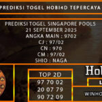 PREDIKSI TOGEL SINGAPORE POOLS 21 SEPTEMBER 2025
