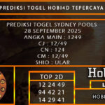 PREDIKSI TOGEL SYDNEY POOLS 28 SEPTEMBER 2025