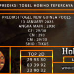 NEW GUINEA POOLS 13 JANUARY 2025