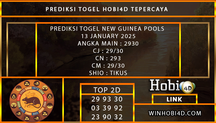 NEW GUINEA POOLS 13 JANUARY 2025