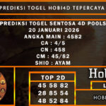 PREDIKSI TOGEL SENTOSA 4D POOLS 20 JANUARI 2026