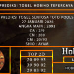 PREDIKSI TOGEL SENTOSA TOTO POOLS 27 JANUARI 2026