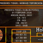 PREDIKSI TOGEL DUBLIN POOLS 01 FEBRUARI 2026