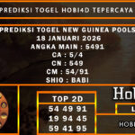 PREDIKSI TOGEL NEW GUINEA POOLS 18 JANUARI 2026
