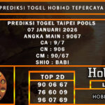 PREDIKSI TOGEL TAIPEI POOLS 07 JANUARI 2026