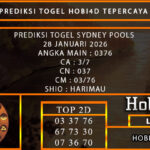 PREDIKSI TOGEL SYDNEY POOLS 28 JANUARI 2026