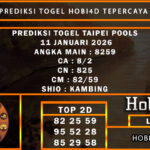 PREDIKSI TOGEL TAIPEI POOLS 11 JANUARI 2026