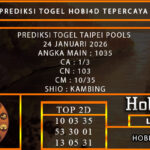 PREDIKSI TOGEL TAIPEI POOLS 24 JANUARI 2026