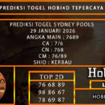 PREDIKSI TOGEL SYDNEY POOLS 29 JANUARI 2026