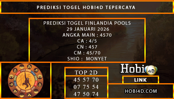 PREDIKSI TOGEL FINLANDIA POOLS 29 JANUARI 2026