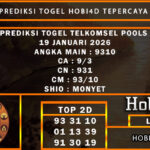 PREDIKSI TOGEL TELKOMSEL POOLS 19 JANUARI 2026