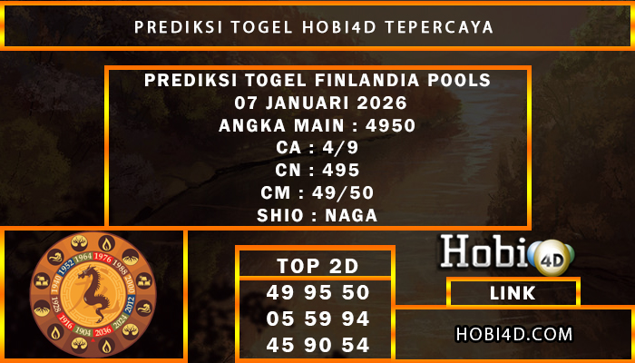 PREDIKSI TOGEL FINLANDIA POOLS 07 JANUARI 2026