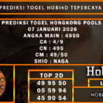 PREDIKSI TOGEL HONGKONG POOLS 07 JANUARI 2026