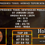 PREDIKSI TOGEL SENTOSA TOTO POOLS 07 JANUARI 2026