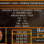 PREDIKSI TOGEL TELKOMSEL POOLS 23 JANUARI 2026