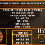 PREDIKSI TOGEL DUBLIN POOLS 06 JANUARI 2026