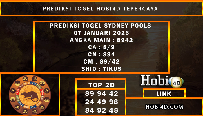 PREDIKSI TOGEL SYDNEY POOLS 07 JANUARI 2026