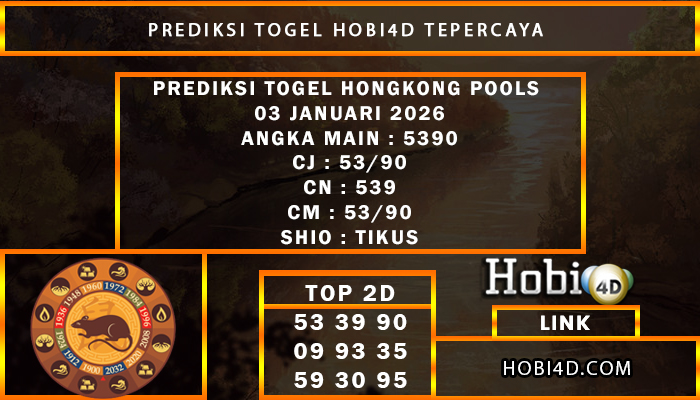PREDIKSI TOGEL HONGKONG POOLS 03 JANUARI 2026