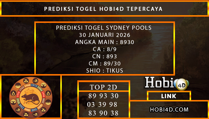 PREDIKSI TOGEL SYDNEY POOLS 30 JANUARI 2026
