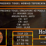 PREDIKSI TOGEL SINGAPORE 4D POOLS 31 JANUARI 2026