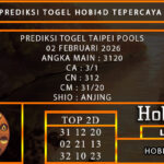 PREDIKSI TOGEL TAIPEI POOLS 02 FEBRUARI 2026