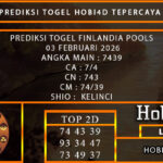 PREDIKSI TOGEL FINLANDIA POOLS 03 FEBRUARI 2026