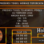 PREDIKSI TOGEL TELKOMSEL POOLS 02 FEBRUARI 2026