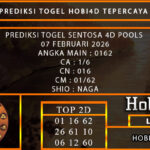 PREDIKSI TOGEL SENTOSA 4D POOLS 07 FEBRUARI 2026