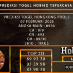 PREDIKSI TOGEL HONGKONG POOLS 07 FEBRUARI 2026
