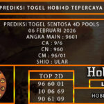 PREDIKSI TOGEL SENTOSA 4D POOLS 06 FEBRUARI 2026
